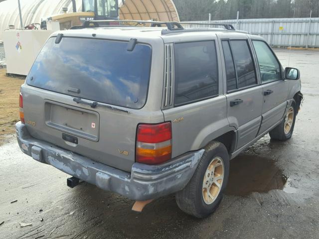 1J4GZ78Y8TC227229 - 1996 JEEP GRAND CHER TAN photo 4