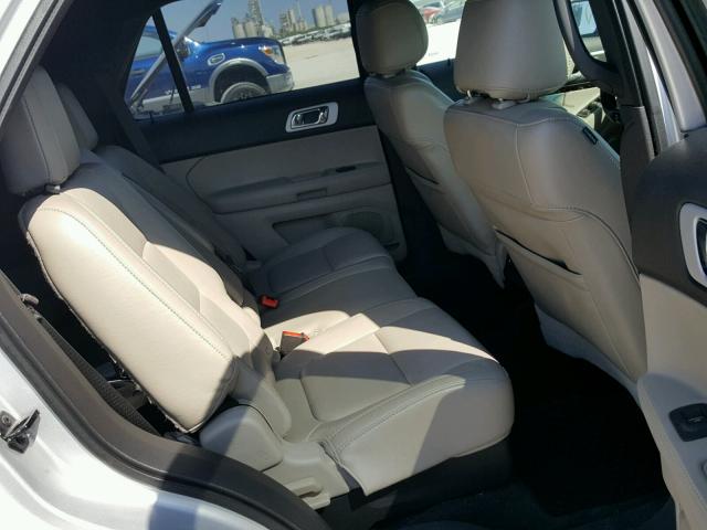 1FMHK7F88BGA68989 - 2011 FORD EXPLORER L SILVER photo 6