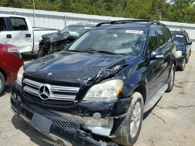 4JGBF71E58A428688 - 2008 MERCEDES-BENZ GL 450 4MA BLACK photo 2