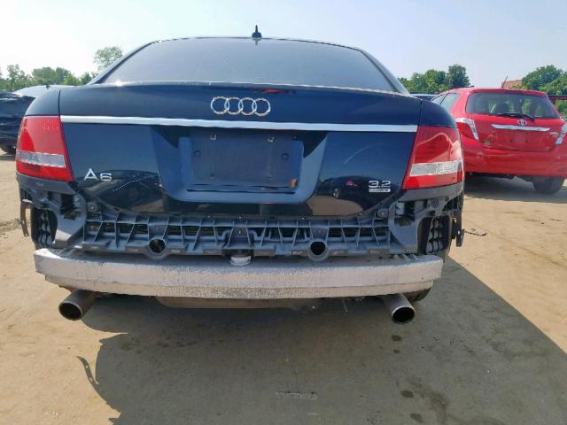 WAUDH74FX8N115380 - 2008 AUDI A6 3.2 QUA BLACK photo 9