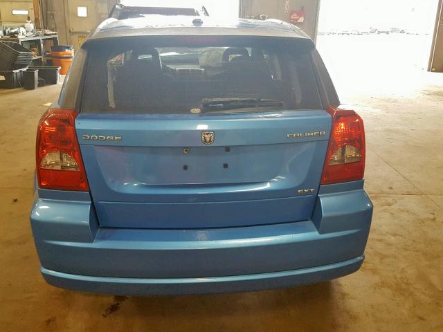 1B3HB48A39D157577 - 2009 DODGE CALIBER SX BLUE photo 10