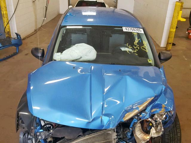 1B3HB48A39D157577 - 2009 DODGE CALIBER SX BLUE photo 7