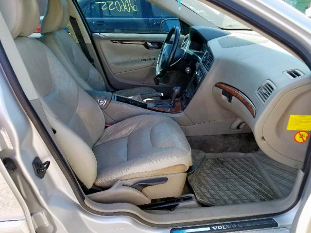 YV1RS612152446801 - 2005 VOLVO S60 SILVER photo 5