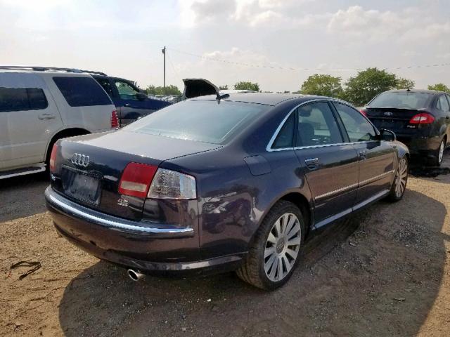 WAULL44E25N001451 - 2005 AUDI A8 4.2 QUA BLACK photo 4