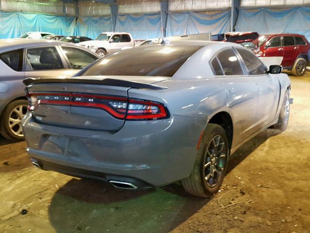 2C3CDXJG3JH198080 - 2018 DODGE CHARGER GT GRAY photo 4