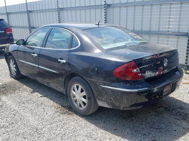 2G4WD582161130590 - 2006 BUICK LACROSSE C BLACK photo 3