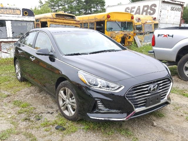 5NPE34AF2JH661430 - 2018 HYUNDAI SONATA SPO BLACK photo 1