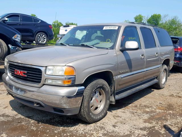 1GKFK16T21J238590 - 2001 GMC YUKON XL K BEIGE photo 2