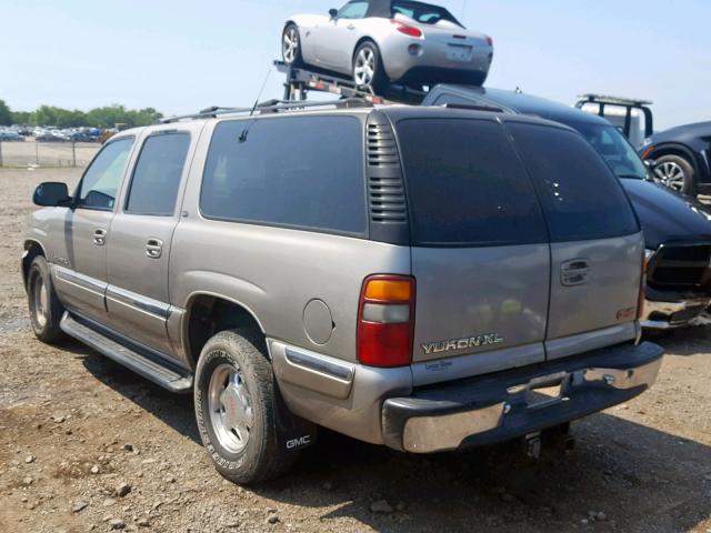 1GKFK16T21J238590 - 2001 GMC YUKON XL K BEIGE photo 3