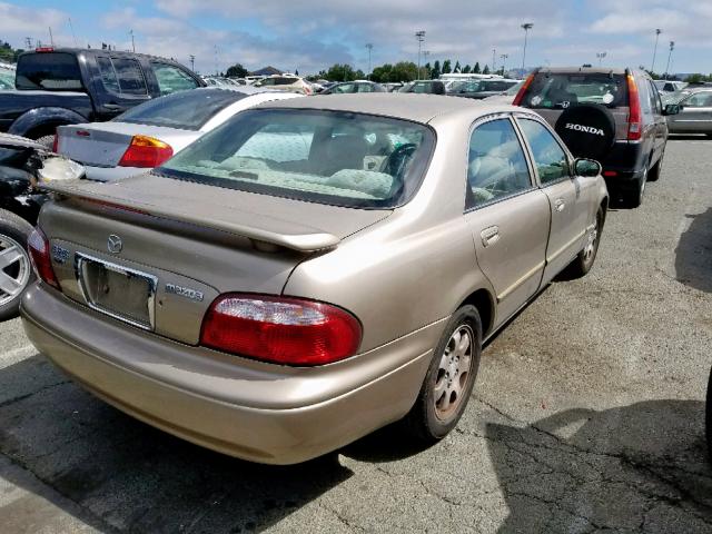 1YVGF22C715238023 - 2001 MAZDA 626 ES GOLD photo 4