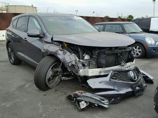 5J8TC2H61KL001797 - 2019 ACURA RDX GRAY photo 1