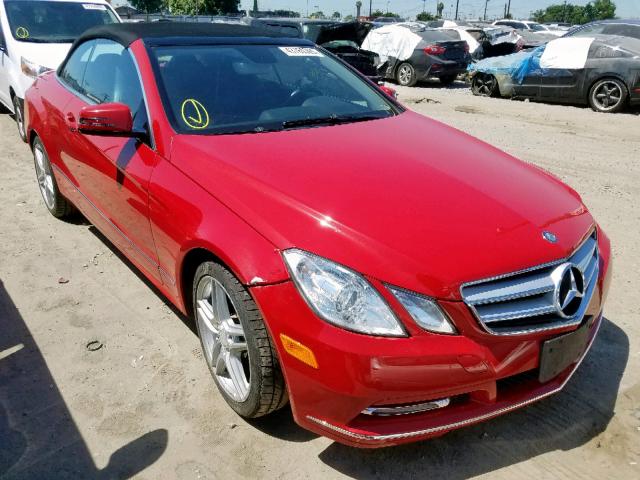 WDDKK5KF0DF216036 - 2013 MERCEDES-BENZ E 350 RED photo 1