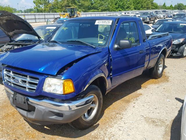 1FTYR44V23PA94092 - 2003 FORD RANGER SUP BLUE photo 2