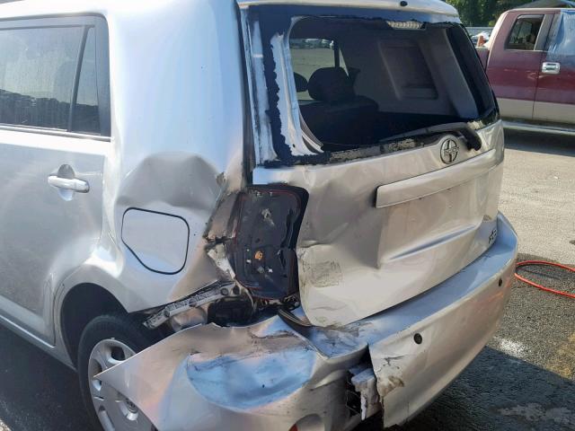 JTLZE4FE0CJ014969 - 2012 TOYOTA SCION XB ვერცხლისფერი ფოტო 10