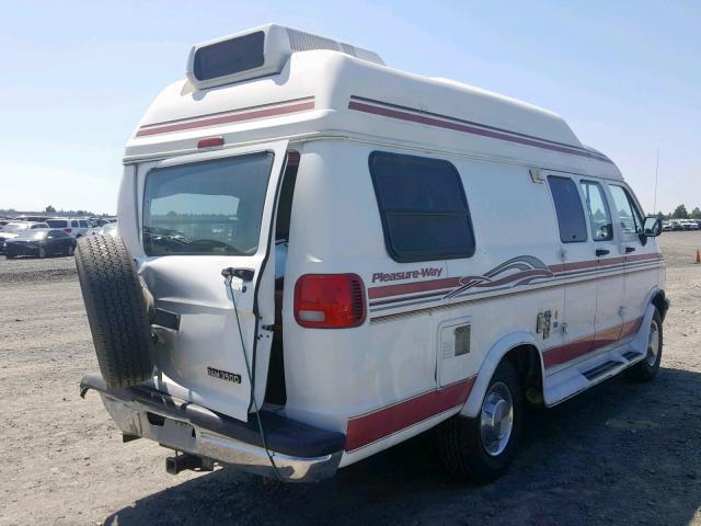 2B6KB31Y2TK184101 - 1996 DODGE RAM VAN B3 WHITE photo 4