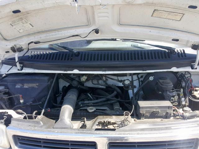 2B6KB31Y2TK184101 - 1996 DODGE RAM VAN B3 WHITE photo 7