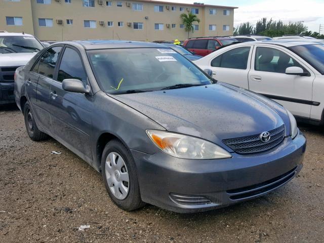 4T1BE32K84U818841 - 2004 TOYOTA CAMRY LE CHARCOAL photo 1
