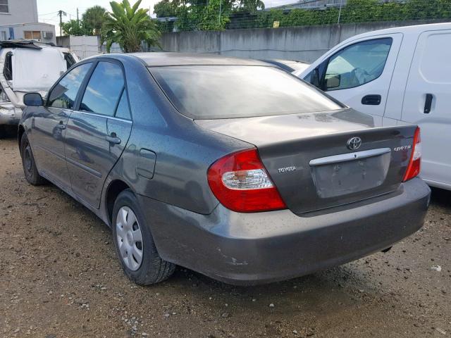 4T1BE32K84U818841 - 2004 TOYOTA CAMRY LE CHARCOAL photo 3
