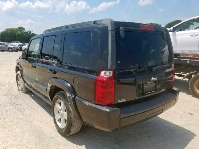 1J8HH48K07C511783 - 2007 JEEP COMMANDER 黑色 照片 3