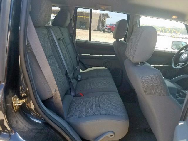 1J8HH48K07C511783 - 2007 JEEP COMMANDER 黑色 照片 6