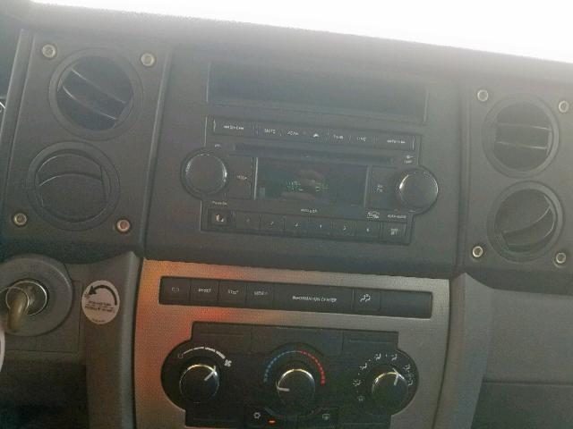 1J8HH48K07C511783 - 2007 JEEP COMMANDER 黑色 照片 9