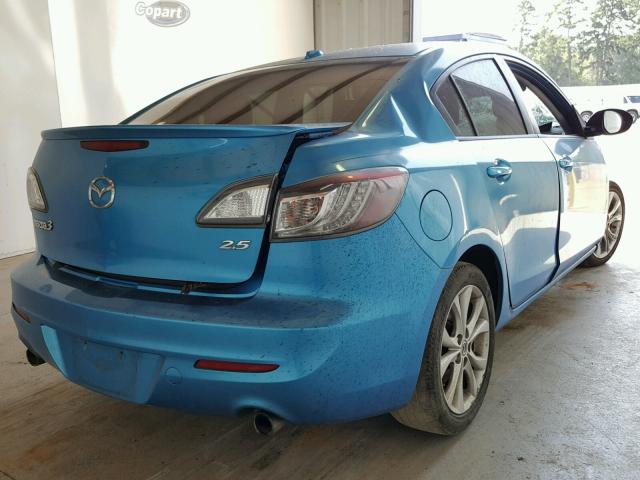 JM1BL1S56A1149006 - 2010 MAZDA 3 S BLUE photo 4