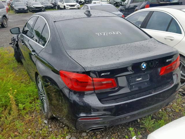 WBAJA7C33HWA70231 - 2017 BMW 530 XI BLACK photo 3