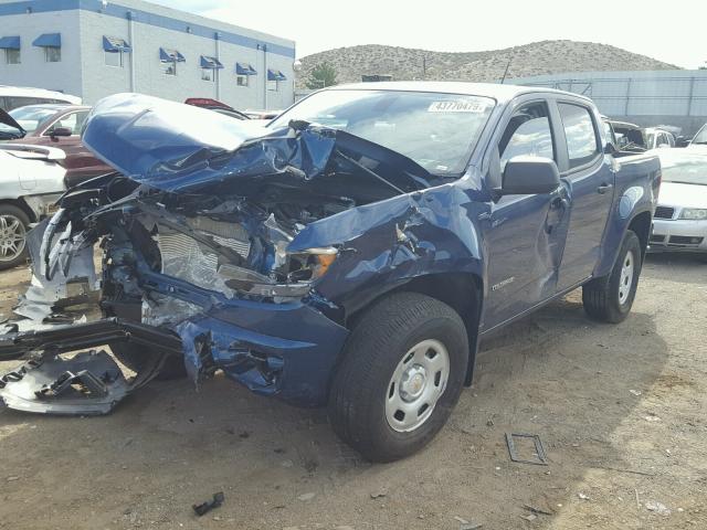 1GCGSBENXK1275669 - 2019 CHEVROLET COLORADO BLUE photo 2