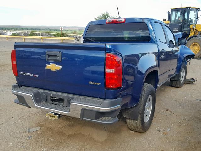 1GCGSBENXK1275669 - 2019 CHEVROLET COLORADO BLUE photo 4