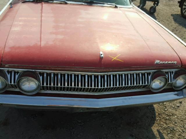 4Z48Y521586 - 1964 MERCURY MARAUDER RED photo 7