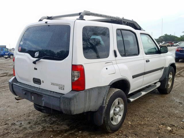 5N1ED28T43C684540 - 2003 NISSAN XTERRA XE WHITE photo 4