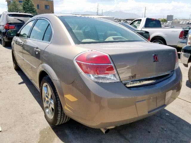 1G8ZS57N88F138257 - 2008 SATURN AURA XE BEIGE photo 3