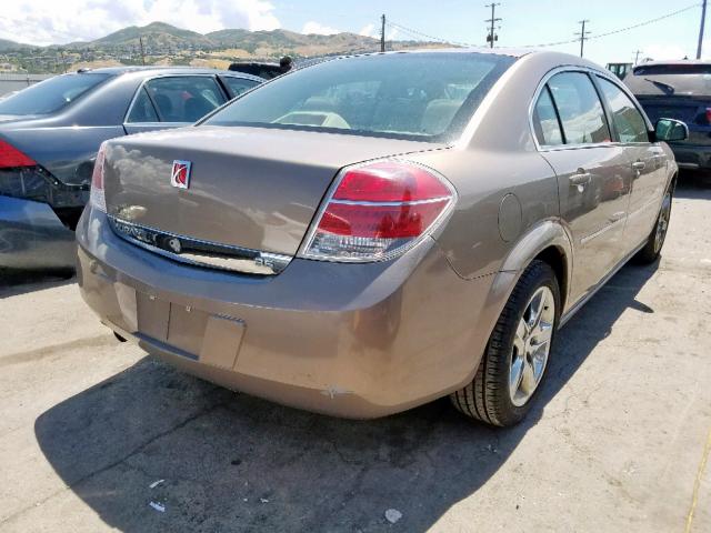 1G8ZS57N88F138257 - 2008 SATURN AURA XE BEIGE photo 4