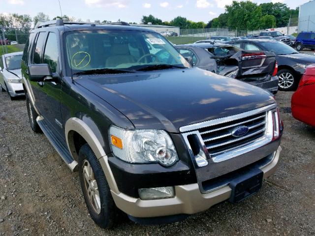 1FMEU74E97UA63525 - 2007 FORD EXPLORER E GRAY photo 1