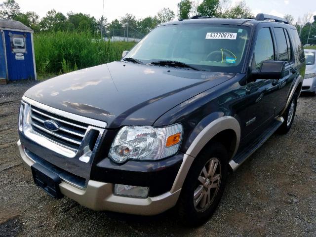 1FMEU74E97UA63525 - 2007 FORD EXPLORER E GRAY photo 2