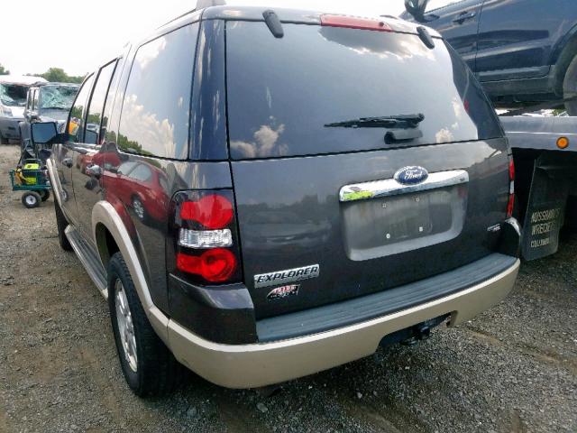 1FMEU74E97UA63525 - 2007 FORD EXPLORER E GRAY photo 3