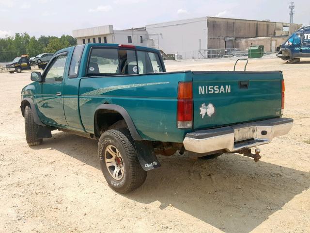 1N6SD16Y1VC383580 - 1997 NISSAN TRUCK KING GREEN photo 3