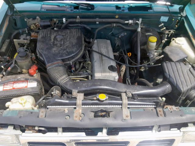 1N6SD16Y1VC383580 - 1997 NISSAN TRUCK KING GREEN photo 7