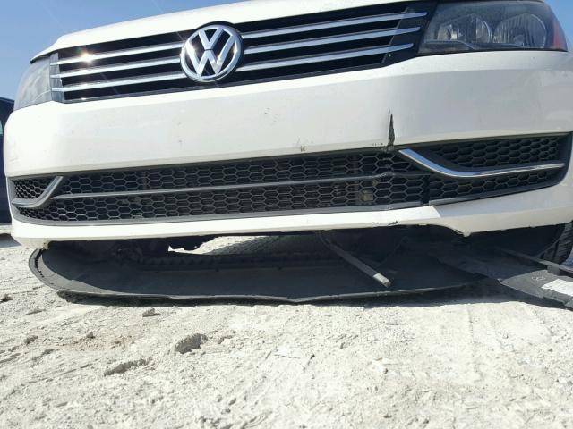 1VWBS7A36EC062087 - 2014 VOLKSWAGEN PASSAT SE WHITE photo 9