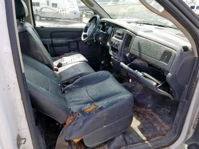 3D7KS26D45G813777 - 2005 DODGE RAM 2500 S Սպիտակ լուսանկար 5