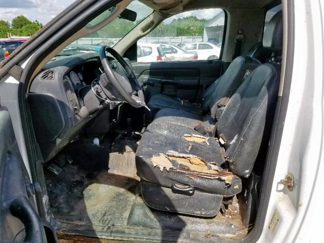 3D7KS26D45G813777 - 2005 DODGE RAM 2500 S Սպիտակ լուսանկար 9