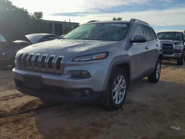 1C4PJLCS6EW270302 - 2014 JEEP CHEROKEE L SILVER photo 2