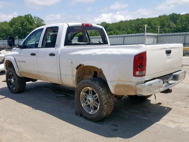 3D7KU28C43G838738 - 2003 DODGE RAM 2500 S Սպիտակ լուսանկար 3