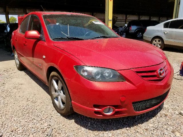 JM1BK123X61493964 - 2006 MAZDA 3 S RED photo 1