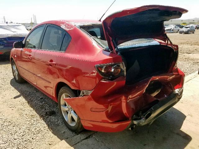 JM1BK123X61493964 - 2006 MAZDA 3 S RED photo 3