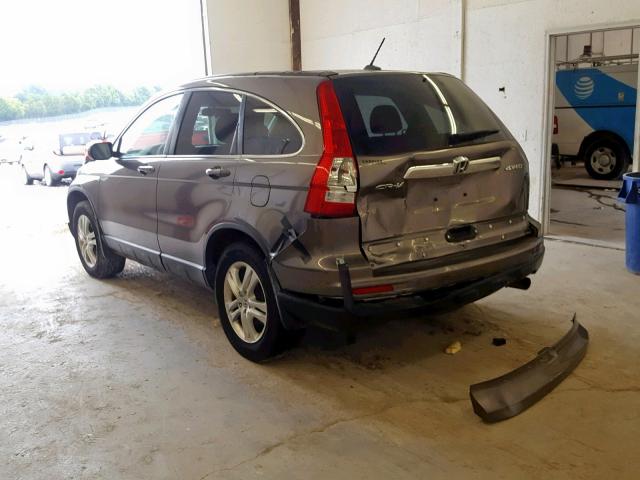 5J6RE4H78AL071359 - 2010 HONDA CR-V EXL GRAY photo 3