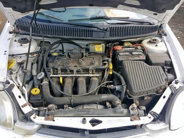 1B3ES46C21D233379 - 2001 DODGE NEON SE WHITE photo 7