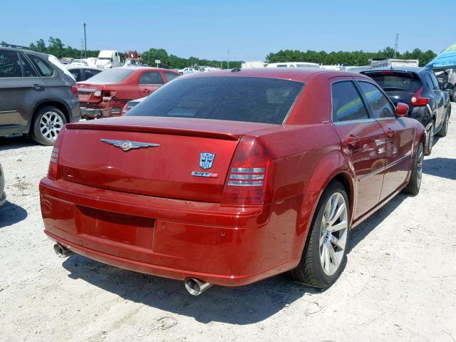 2C3LA73W47H820983 - 2007 CHRYSLER 300C SRT-8 RED photo 4