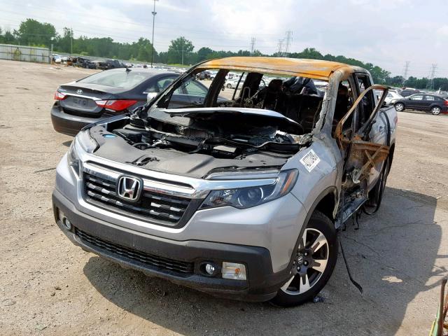 5FPYK3F5XHB002652 - 2017 HONDA RIDGELINE SILVER photo 2