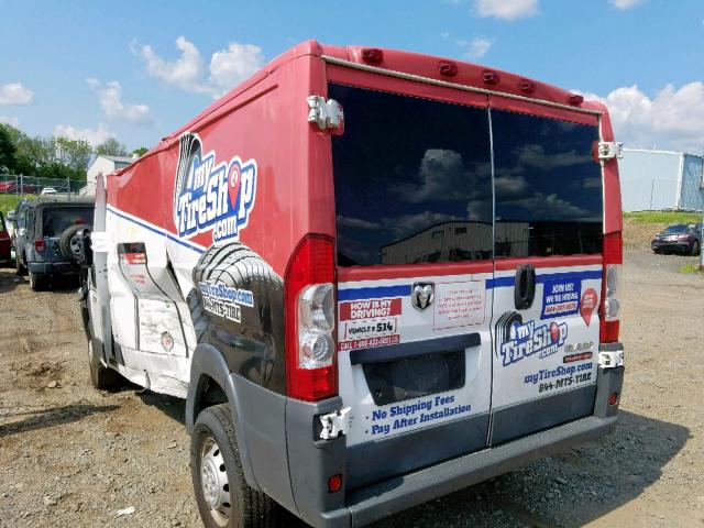 3C6TRVAG8FE507523 - 2015 RAM PROMASTER 白色 照片 3